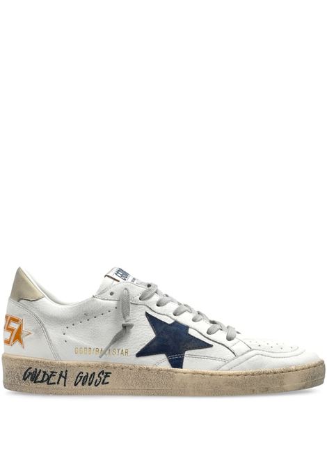 sneakers ballstar in bianco golden goose - uomo GOLDEN GOOSE | GMF00117F00757111660